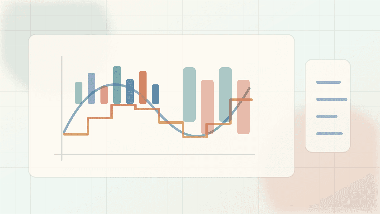 Editorial efficiency illustration of smooth weights snapped to discrete integer levels with quantization error cues.