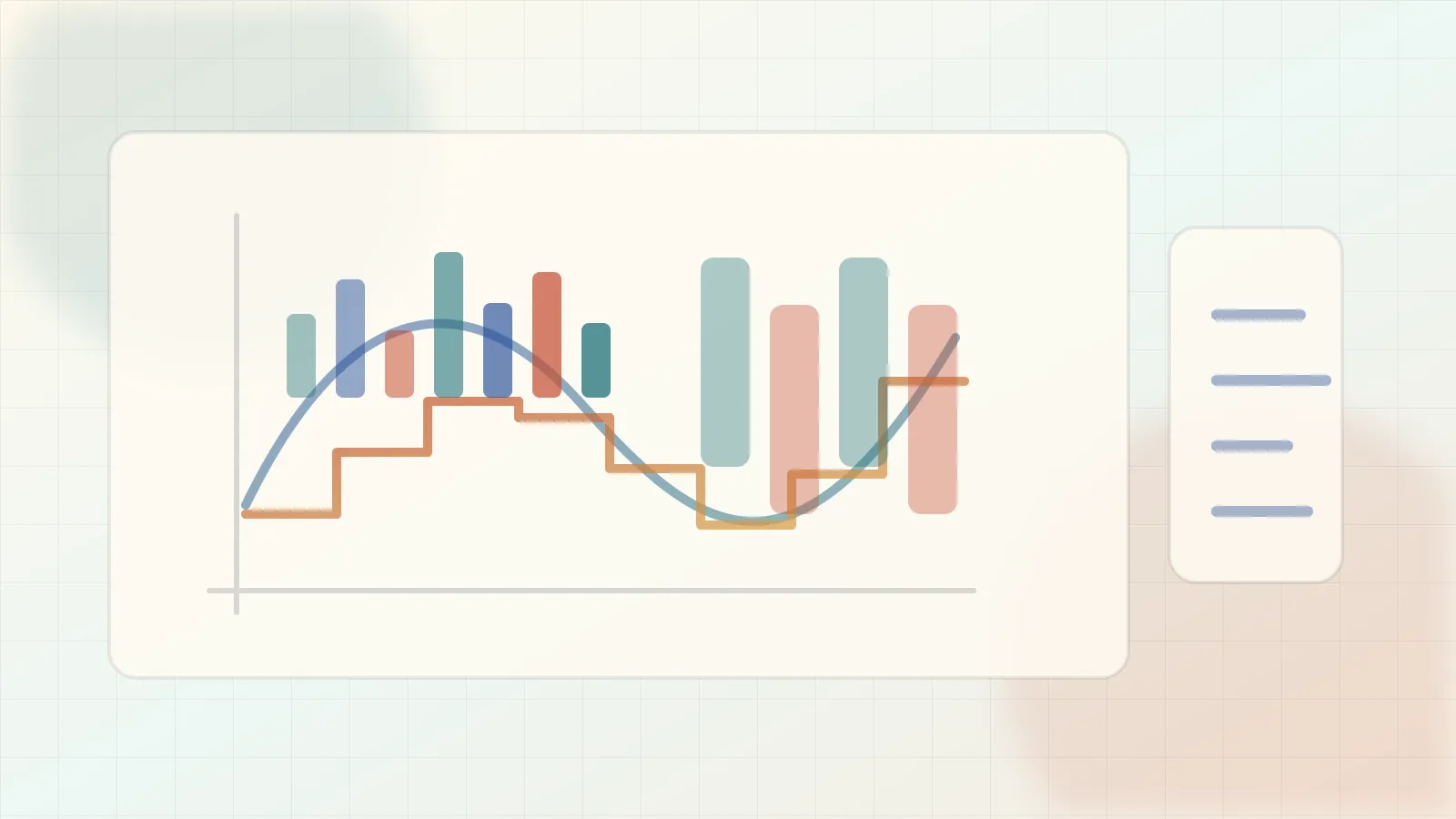 Editorial efficiency illustration of smooth weights snapped to discrete integer levels with quantization error cues.