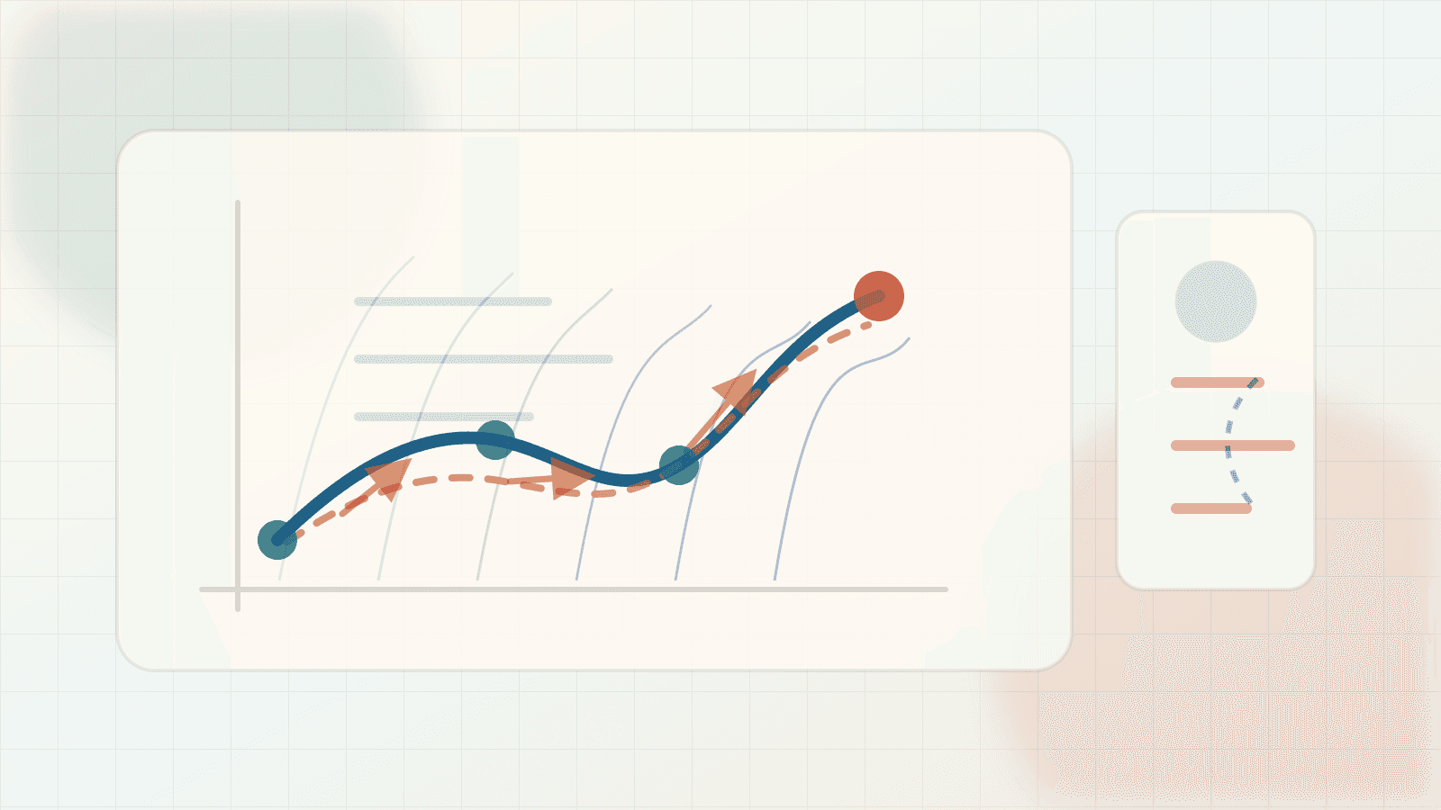 Editorial optimization illustration of adaptive Adam steps using momentum and second-moment scaling across a loss surface.