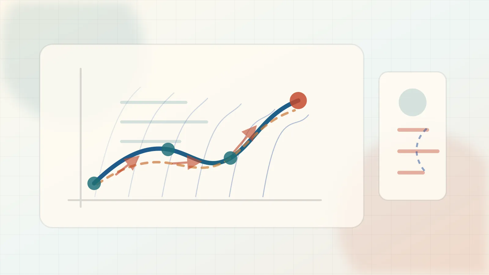 Editorial optimization illustration of adaptive Adam steps using momentum and second-moment scaling across a loss surface.